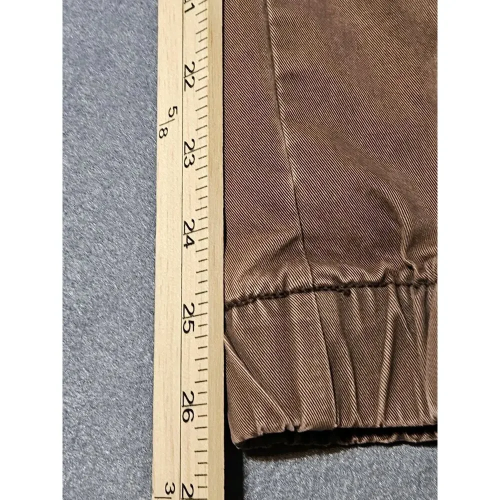 Old Navy Pants Mens Large Brown Modern Joggers Built-In Flex Elastic Waist